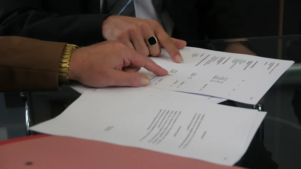Pointing at Paper