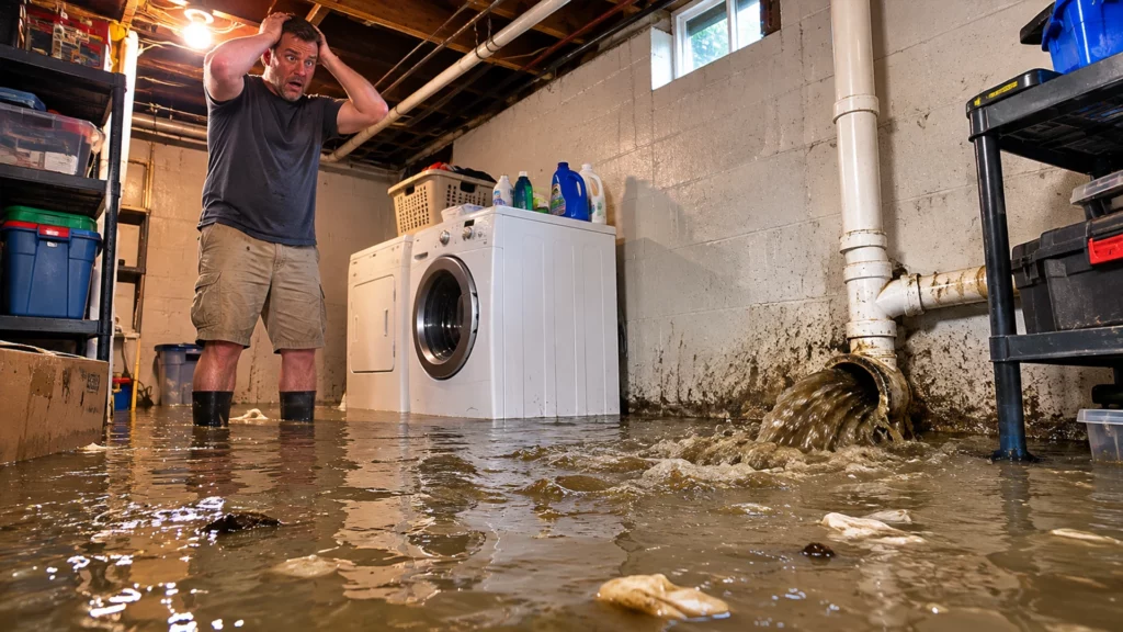 Sewage Flood in Basement